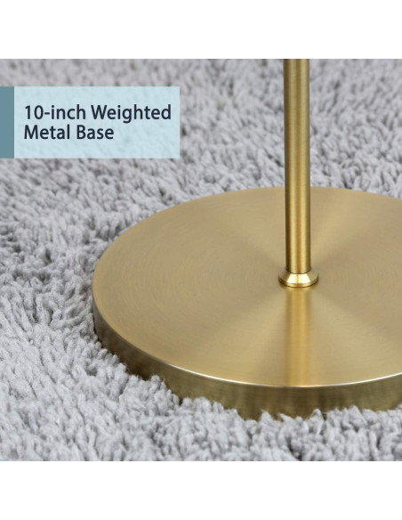 Lámpara de Pie Industrial O'Bright Dorado 70" Minimalista