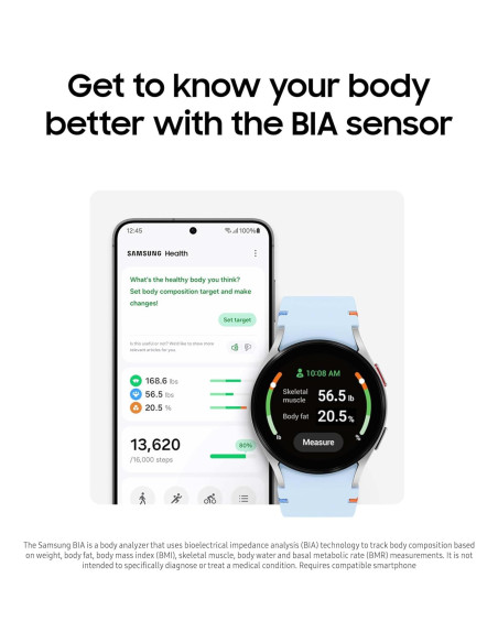 Reloj Inteligente Samsung Galaxy FE 40mm GPS Negro