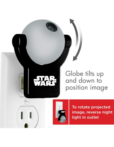 Luz Nocturna Projectables Star Wars X-Wing 0.91m LED