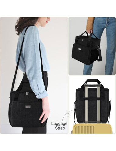 Bolsa de Viaje para Cafetera BAGLHER Mediana Negra Compatible Keurig