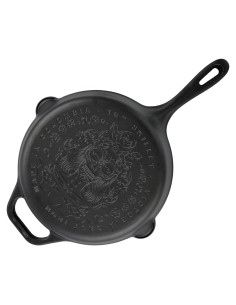 Sartén de Hierro Fundido Victoria 25 cm Catrina Día de Muertos