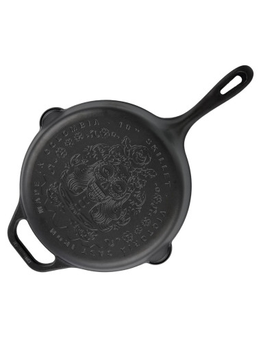Sartén de Hierro Fundido Victoria 25 cm Catrina Día de Muertos