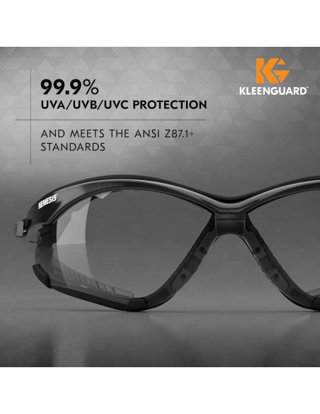 Gafas de Seguridad KleenGuard V30 Nemesis - 12 Pares, Lentes Claros Gafas de Seguridad KleenGuard V30 Nemesis - 12 Pares, Lentes Claros