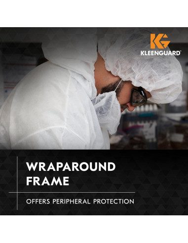 Gafas de Seguridad KleenGuard V30 Nemesis - 12 Pares, Lentes Claros