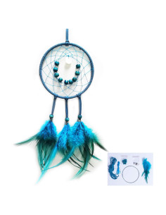 Kit de Atrapasueños DIY FANDOL 12cm con Plumas e Instrucciones