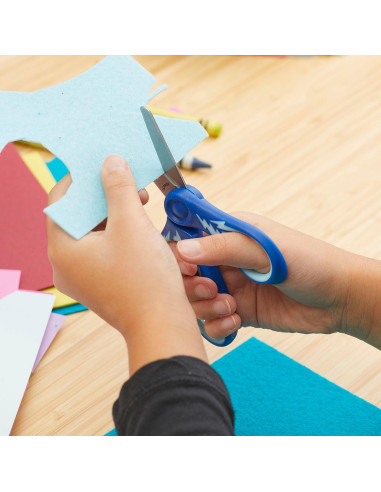 Tijeras Fiskars SoftGrip 13.3 cm Punta Roma para Niños