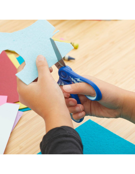 Tijeras Fiskars SoftGrip 13.3 cm Punta Roma para Niños