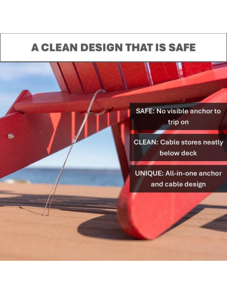 Ancla de Muebles Dock Gorilla - Paquete de 2, Soporta 130 Kg