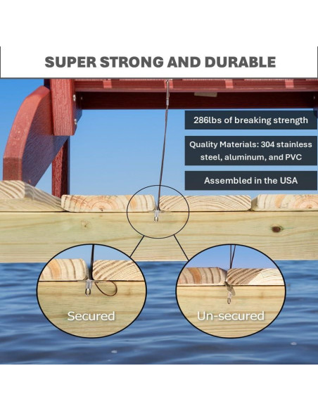 Ancla de Muebles Dock Gorilla - Paquete de 2, Soporta 130 Kg