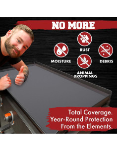 Cubierta de silicona Kitchen Perfection 17" para planchas Blackstone 2