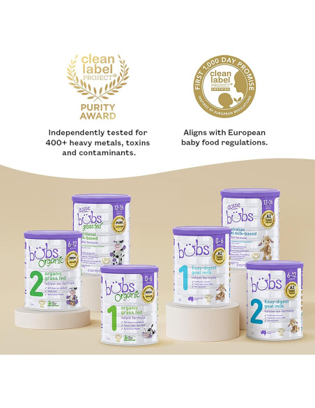 Fórmula Infantil de Leche de Cabra Bubs Etapa 1 400 g