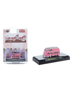 Modelo Diecast M2 1:64 Volkswagen Delivery Rosa Ed. Limitada