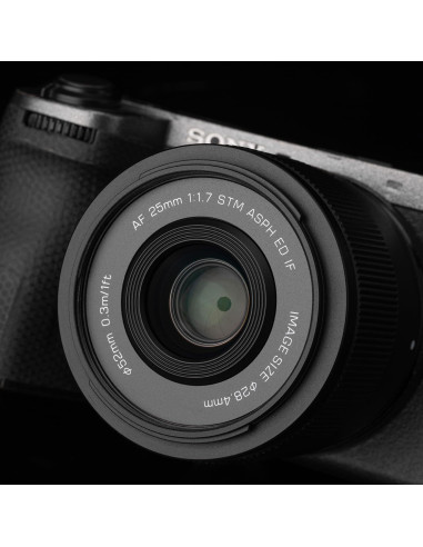 Lente VILTROX 25mm F1.7 Auto Enfoque E-Mount para Cámara
