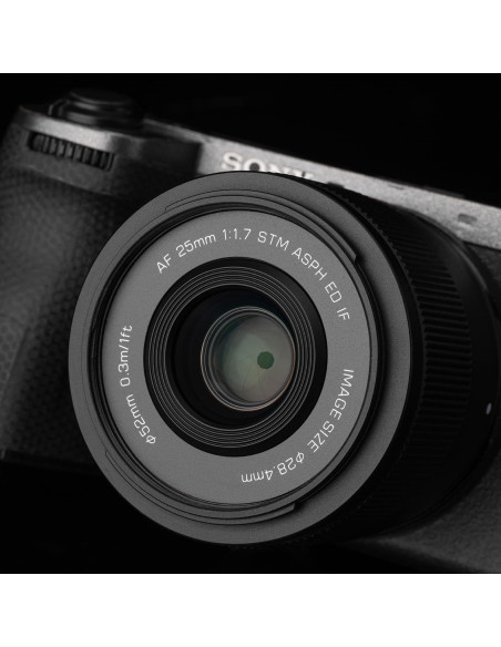 Lente VILTROX 25mm F1.7 Auto Enfoque E-Mount para Cámara