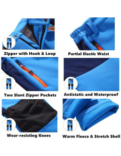 Pantalones de Esquí Impermeables Jessie Kidden Niños 14-16 Años 2