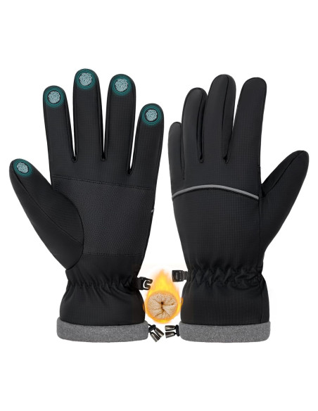 Guantes de Invierno Woogwin Térmicos Impermeables para Hombres y Mujeres