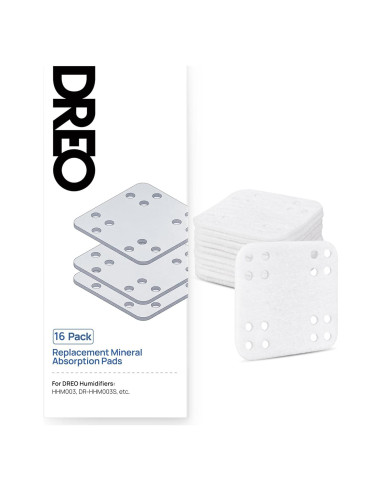Almohadillas de Absorción de Minerales Dreo 16-Pack para Humidificadores