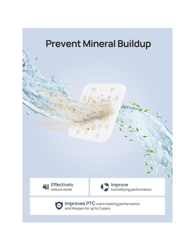 Almohadillas de Absorción de Minerales Dreo 16-Pack para Humidificadores