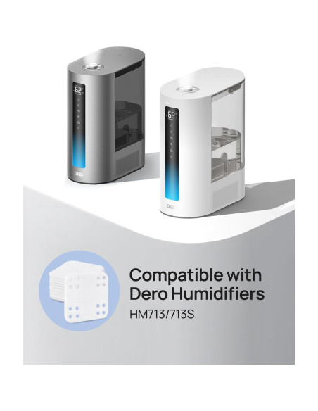 Almohadillas de Absorción de Minerales Dreo 16-Pack para Humidificadores