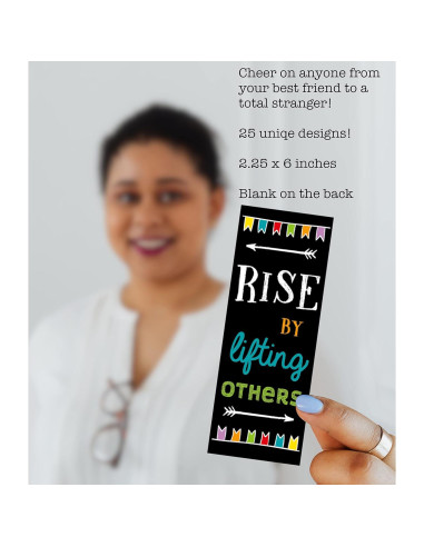 Marcadores Motivacionales Iconikal - 100 Unidades - 5.72x15.24 cm