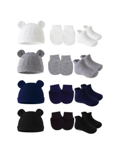 Conjunto de Gorro, Manoplas y Calcetines para Bebés Zurlefy