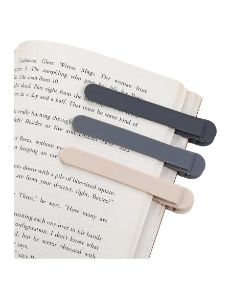 3 Marcadores Automáticos de Silicona QiyuanLS - Regalos Lectura