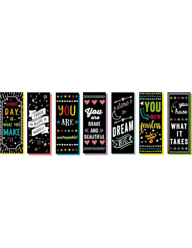 Marcadores Motivacionales Iconikal - 100 Unidades - 5.72x15.24 cm