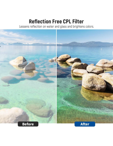 Kit de Filtros de Lente Neewer 58mm ND UV CPL FLD para DSLR