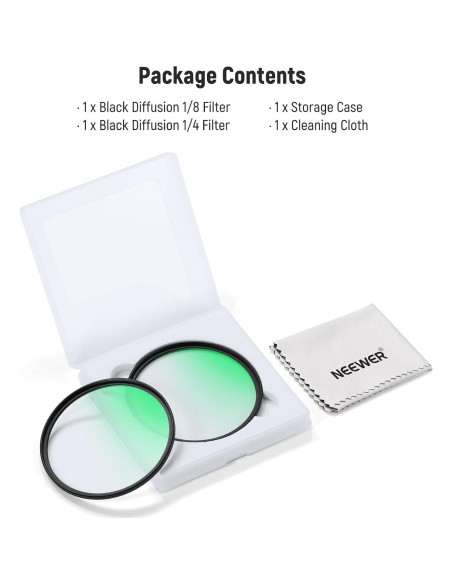 Kit de Filtros de Lente Neewer 58mm ND UV CPL FLD para DSLR Kit de Filtros de Lente Neewer 58mm ND UV CPL FLD para DSLR