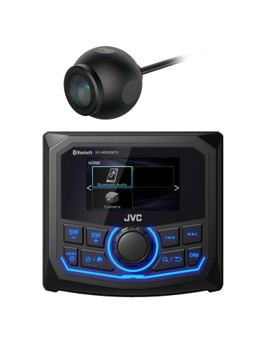 Radio Digital Marinos JVC KD-MR305BTS USB Bluetooth 2.7"