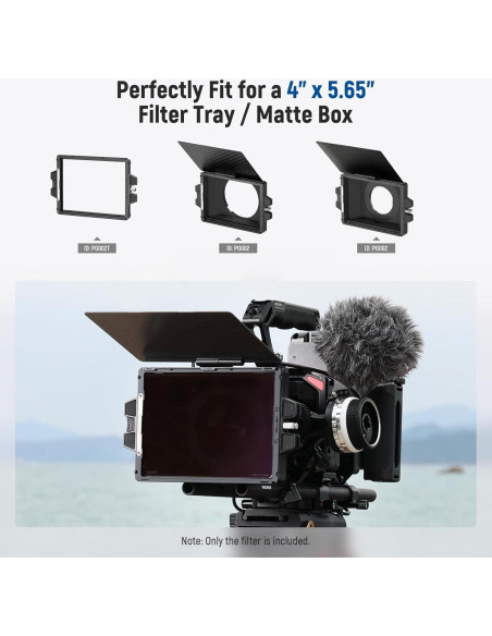 Filtro ND Cuadrado NEEWER ND1.5 4"x5.65" Doble Cara 30 Capas