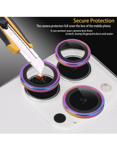 Protector de Lente de Cámara Rayorcon para iPhone 13 Pro/Pro Max 2