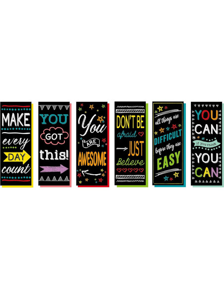 Marcadores Motivacionales Iconikal - 100 Unidades - 5.72x15.24 cm