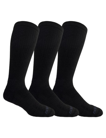 Calcetines de Compresión Dr. Scholl's para Hombre - 3 Pares Negros