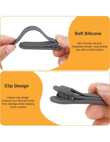 3 Marcadores Automáticos de Silicona QiyuanLS - Regalos Lectura