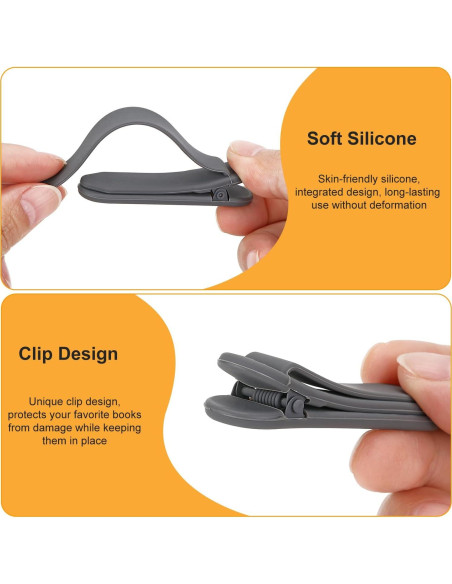 3 Marcadores Automáticos de Silicona QiyuanLS - Regalos Lectura