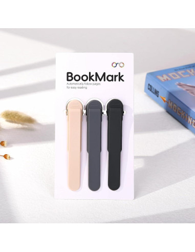 3 Marcadores Automáticos de Silicona QiyuanLS - Regalos Lectura