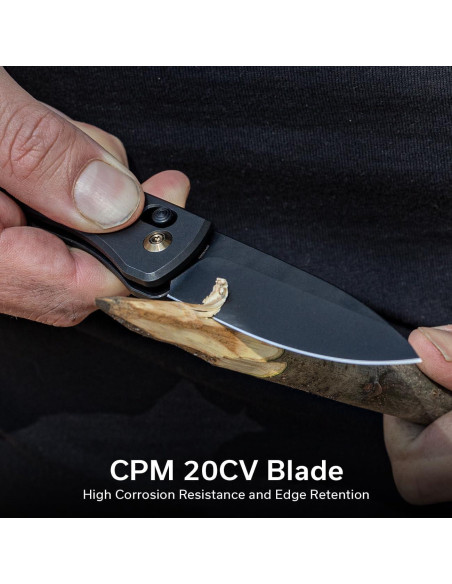 Cuchillo de bolsillo WeKnife Nightblade EDC 7.34 cm acero CPM 20CV