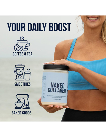Polvo de Colágeno Hidrolizado NAKED Caramelo 567g - 25 Porciones