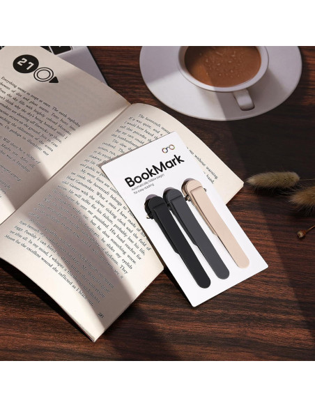 3 Marcadores Automáticos de Silicona QiyuanLS - Regalos Lectura