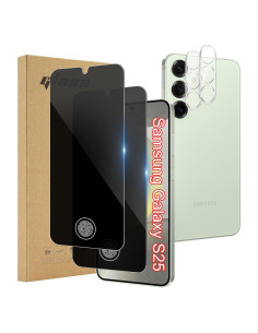 Protector de Pantalla Privado Yebowe para Samsung Galaxy S25 - Vidrio Templado 9H