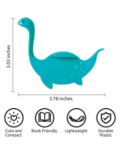 Marcador de Página OTOTO Nessie Tale Turquesa - Regalo Único 2