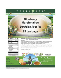 Té de raíz de diente de león con arándano y malvavisco - TerraVita - 75 bolsas 2