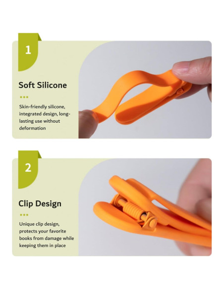 3 Marcadores Automáticos de Silicona MOTEERLLU - Accesorios de Lectura