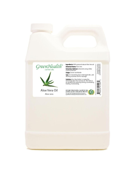 Aceite de Aloe Vera 946 ml - Hidratante Natural para Piel y Cabello