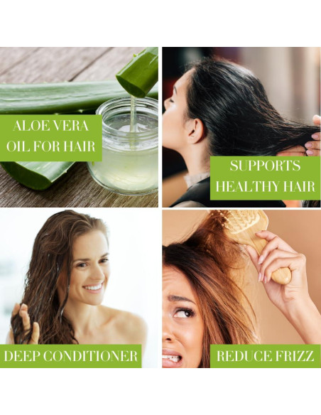 Aceite de Aloe Vera 946 ml - Hidratante Natural para Piel y Cabello