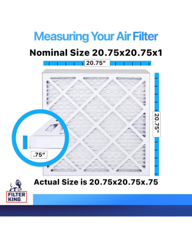 Filtros de Aire Filter King MERV 8 52.7x52.7x1.9 cm - 4 Pack