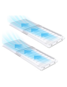 Extensor Magnético de Ventilación Touri 2 Pack 33 cm Ajustable