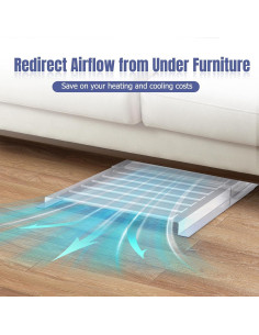 Extensor Magnético de Ventilación Touri 2 Pack 33 cm Ajustable 2