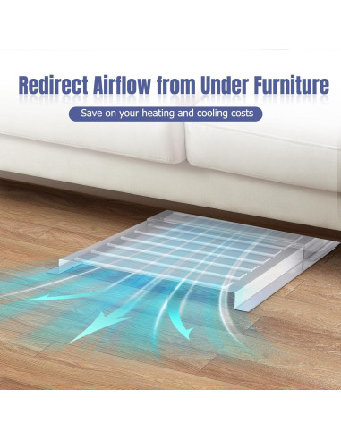 Extensor Magnético de Ventilación Touri 2 Pack 33 cm Ajustable